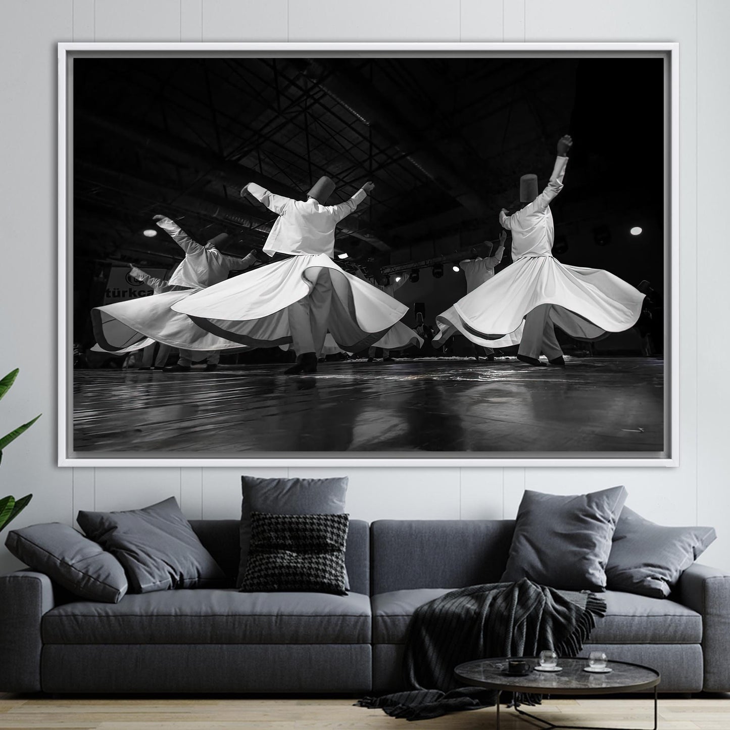 Islamic Whirling Dervish Muslim Housewarming Canvas Print