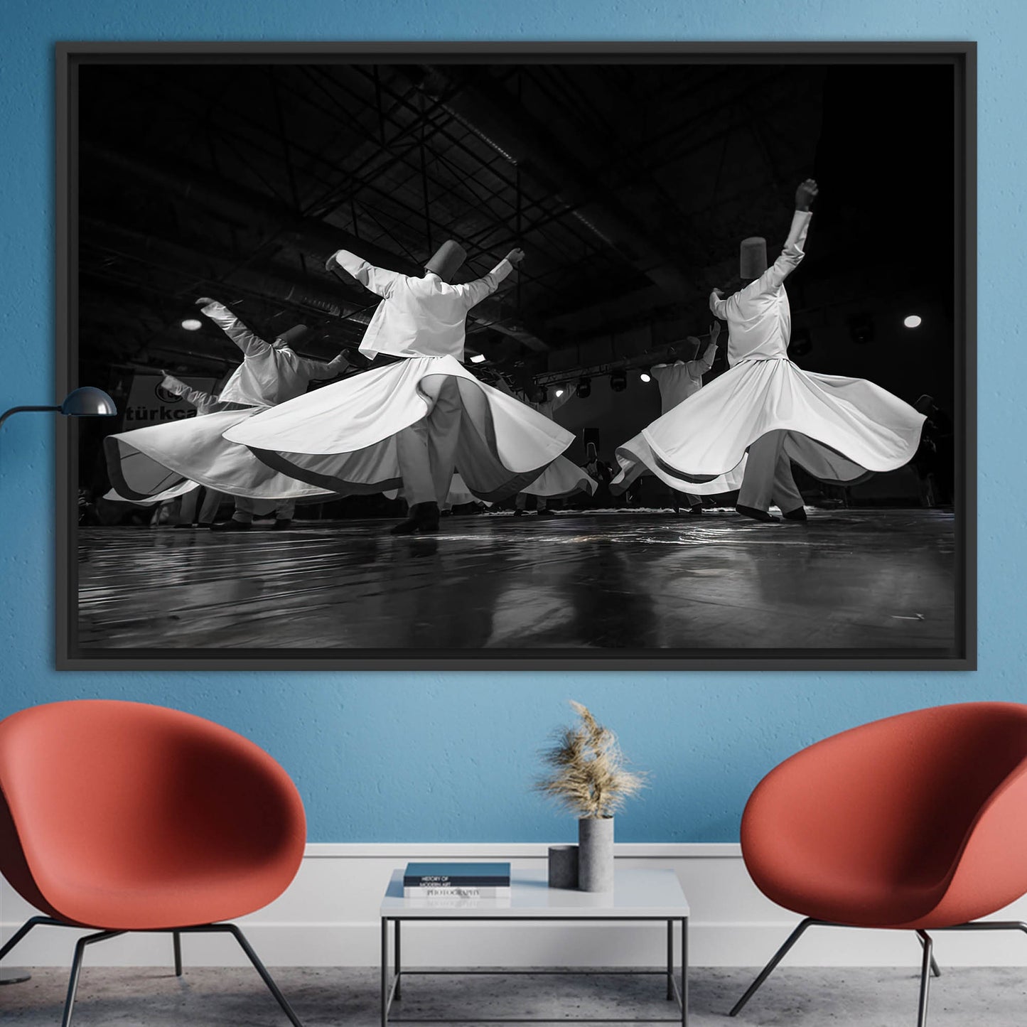 Islamic Whirling Dervish Muslim Housewarming Canvas Print