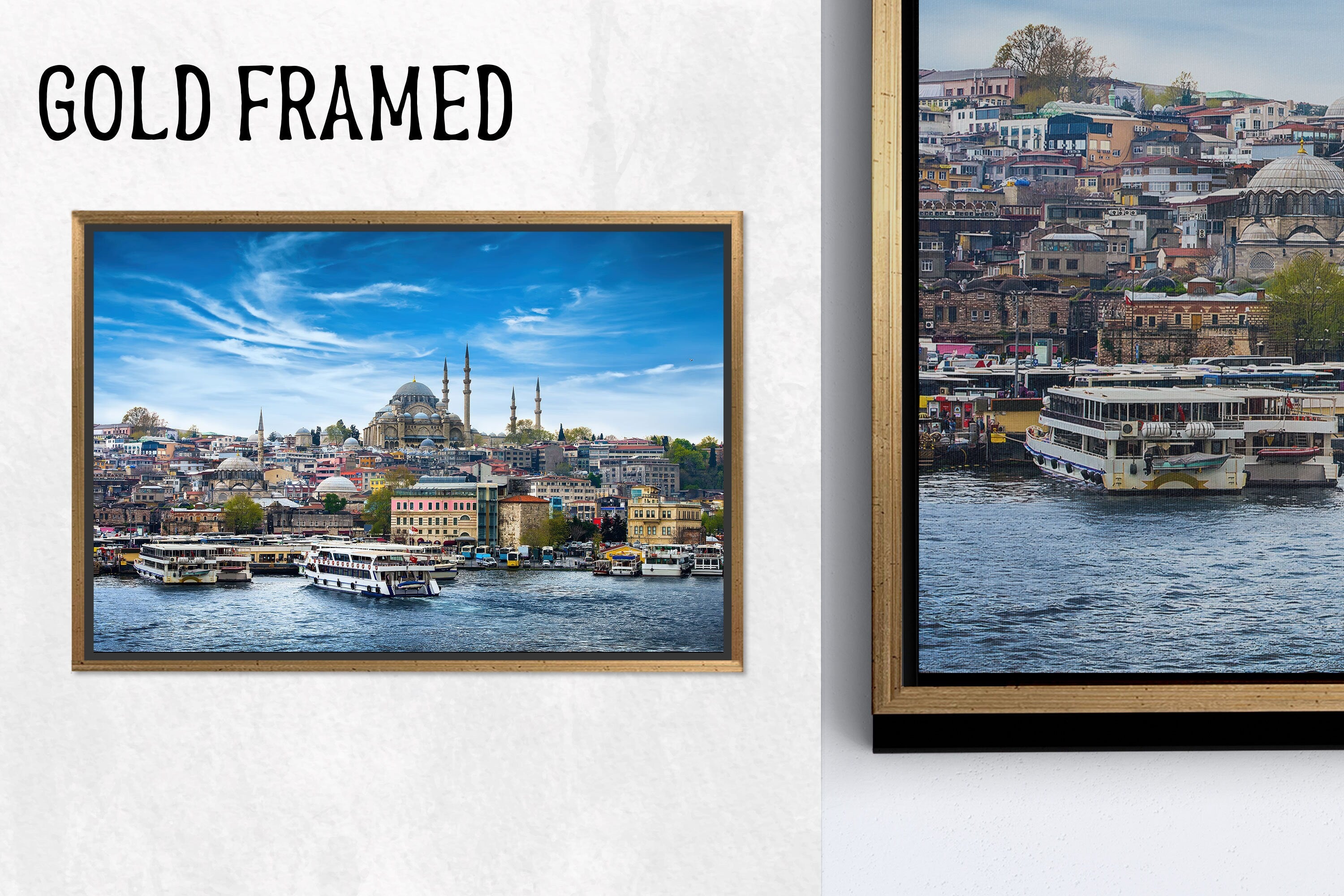 Suleymaniye Mosque Canvas Print: Istanbul Cityscape Wall Art