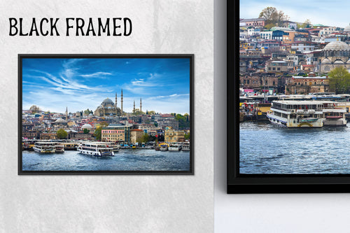 Suleymaniye Mosque Canvas Print: Istanbul Cityscape Wall Art