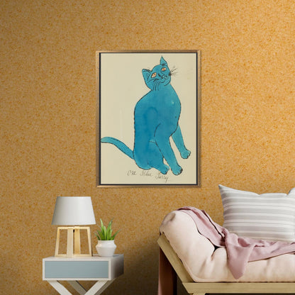 Andy Warhol Cat Wall Decor Canvas Print - Personalized Bridesmaid Gift