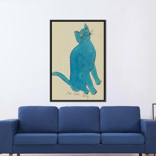 Andy Warhol Cat Wall Decor Canvas Print - Personalized Bridesmaid Gift