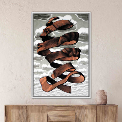 Abstract Face Rind by MC Canvas Print