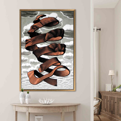 Abstract Face Rind by MC Canvas Print