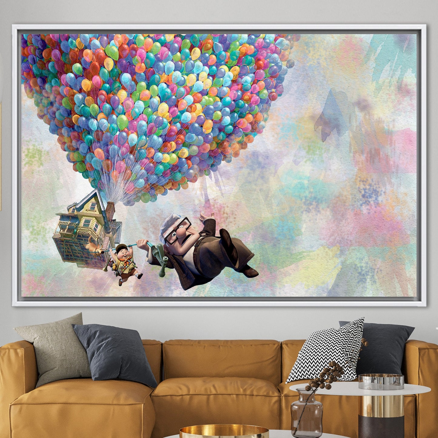 Vibrant Cartoon Kids' Rooms Canvas Print