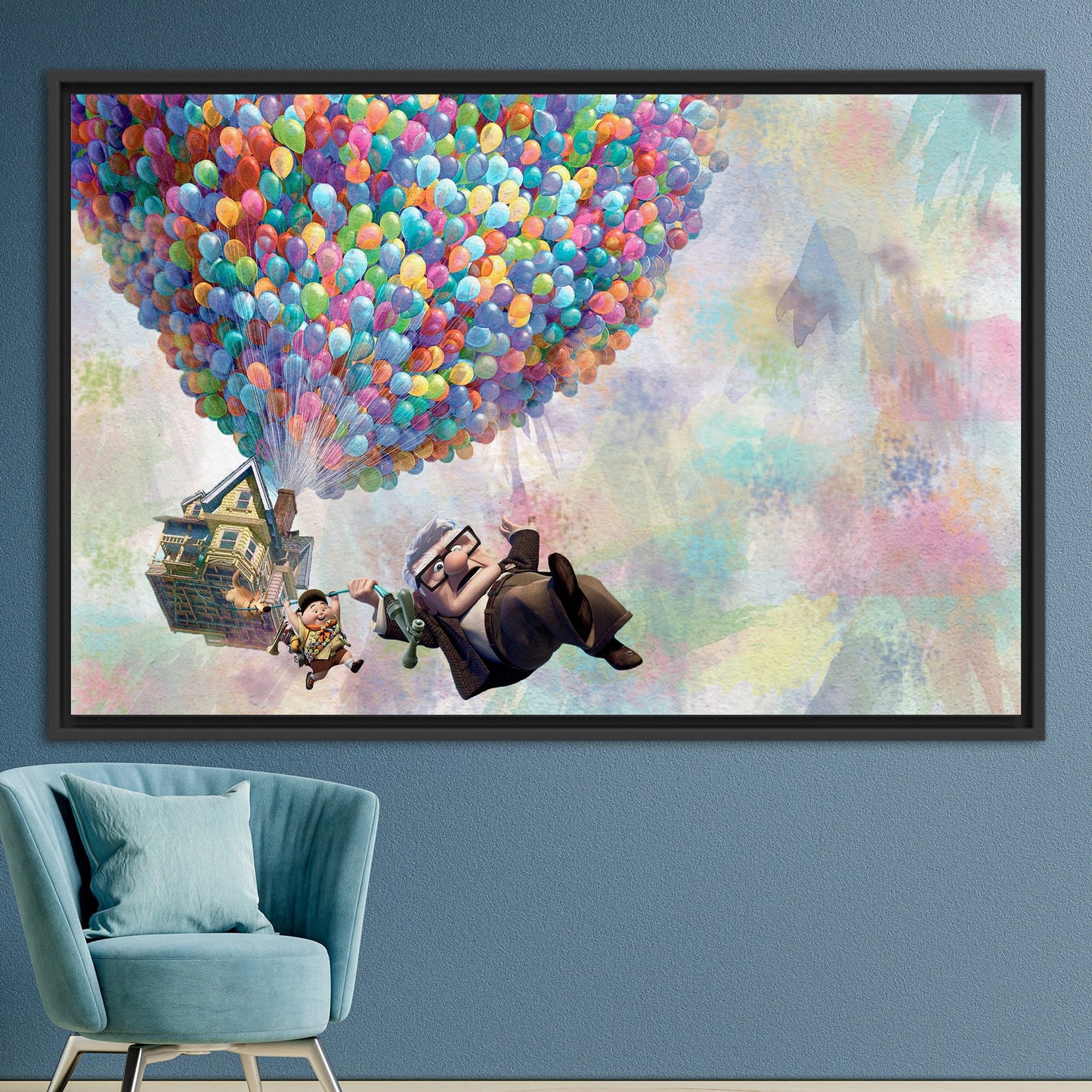 Vibrant Cartoon Kids' Rooms Canvas Print