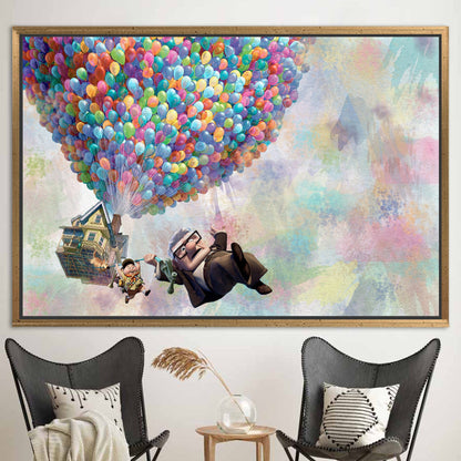 Vibrant Cartoon Kids' Rooms Canvas Print