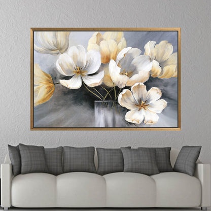 Abstract Flowers Canvas Print - Vibrant Wall Art for Home Decor