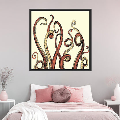 Octopus Abstract Canvas Print
