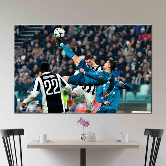 Cristiano Ronaldo Art Canvas Print: Personalized Football Wall Decor for Home