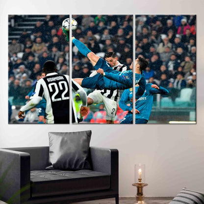 Cristiano Ronaldo Art Canvas Print: Personalized Football Wall Decor for Home