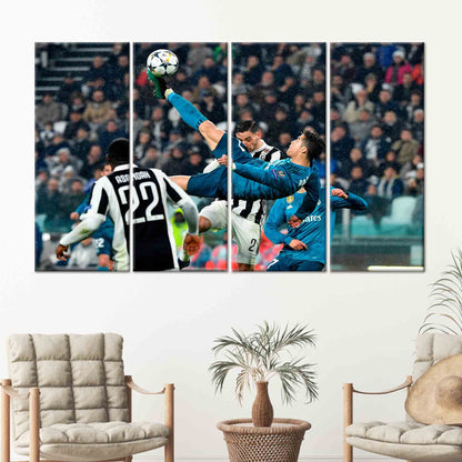 Cristiano Ronaldo Art Canvas Print: Personalized Football Wall Decor for Home