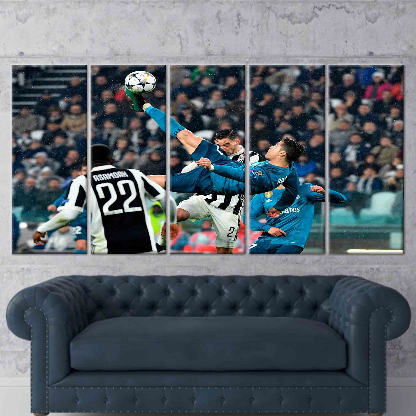 Cristiano Ronaldo Art Canvas Print: Personalized Football Wall Decor for Home
