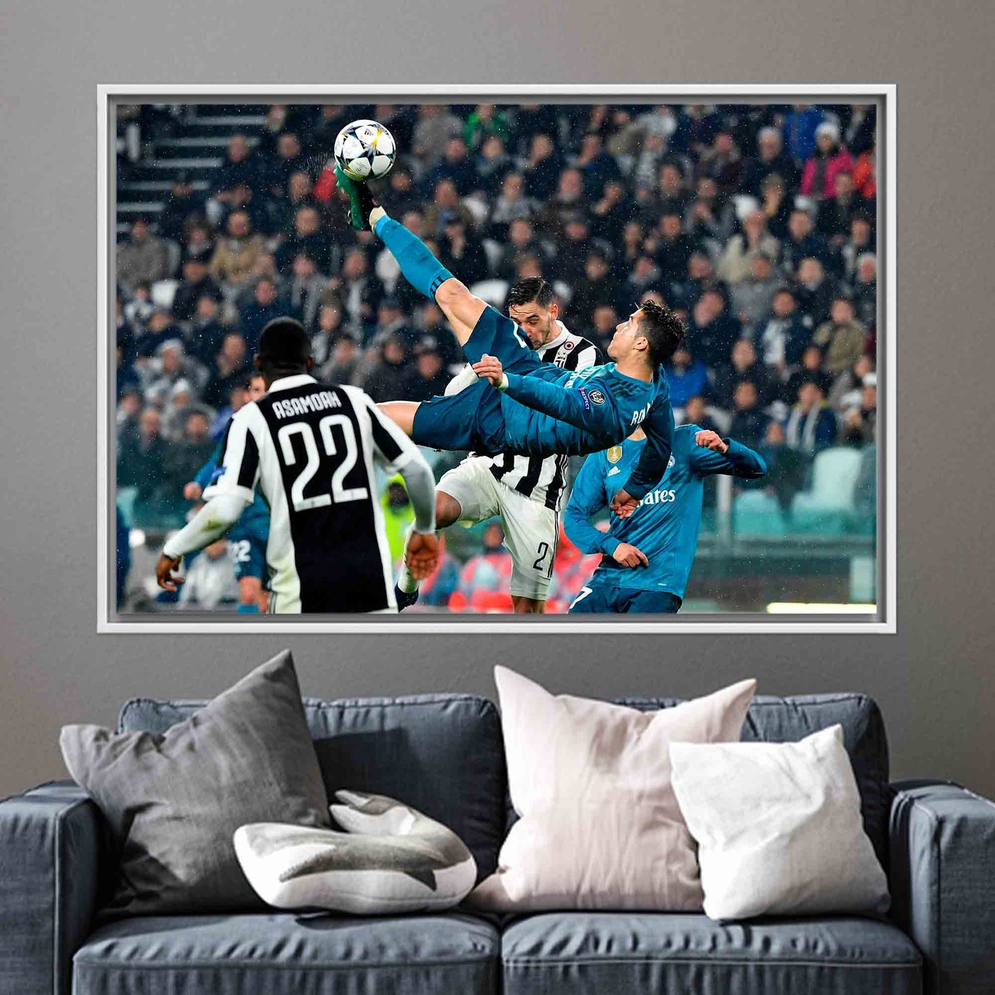 Cristiano Ronaldo Art Canvas Print: Personalized Football Wall Decor for Home