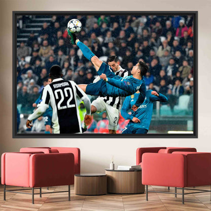 Cristiano Ronaldo Art Canvas Print: Personalized Football Wall Decor for Home