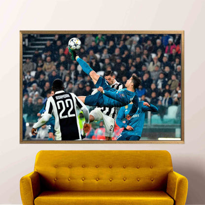 Cristiano Ronaldo Art Canvas Print: Personalized Football Wall Decor for Home