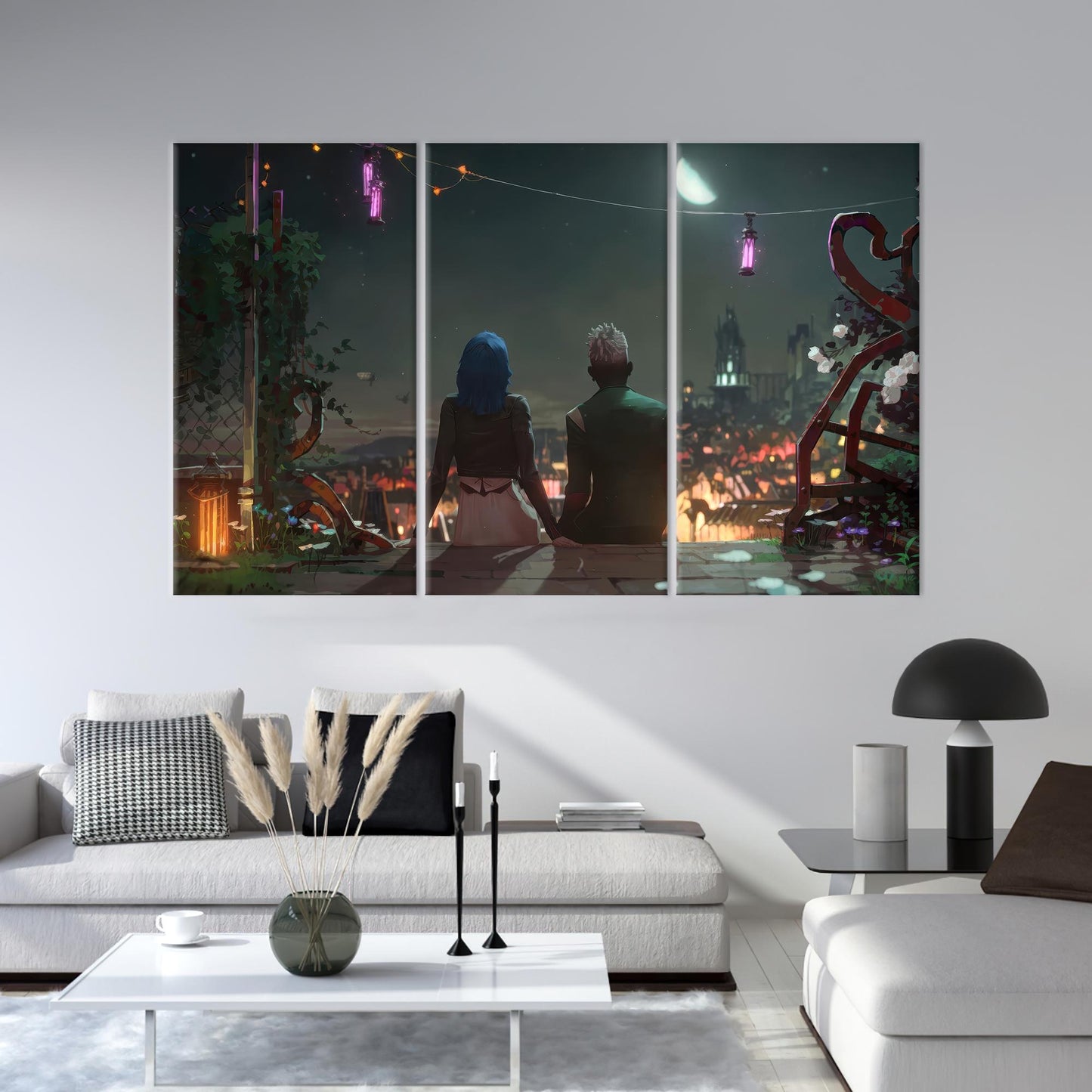 Arcane Poster Canvas Print: Jinx and Ekko in Love, Arcane Season 2 Art, Digital Prints, Game Poster