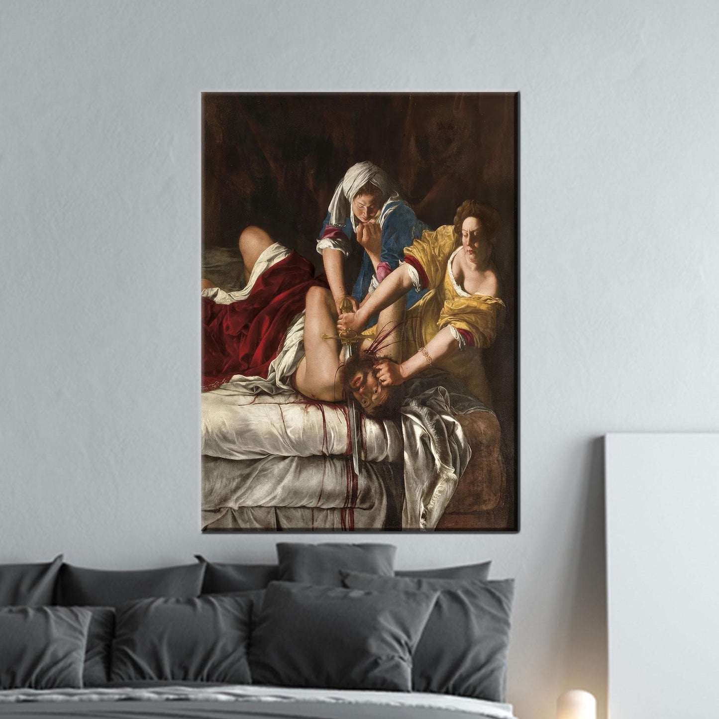 Judith Beheading Holofernes Artemisia Gentileschi Canvas Print
