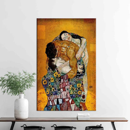 Gustav Klimt Family Nouveau Rich Canvas Print