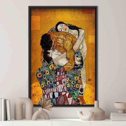 Gustav Klimt Family Nouveau Rich Canvas Print