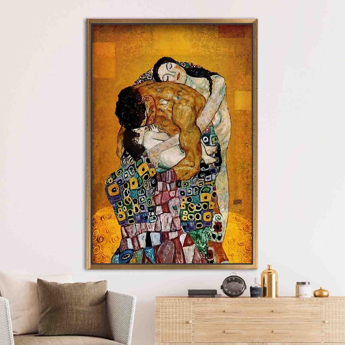 Gustav Klimt Family Nouveau Rich Canvas Print