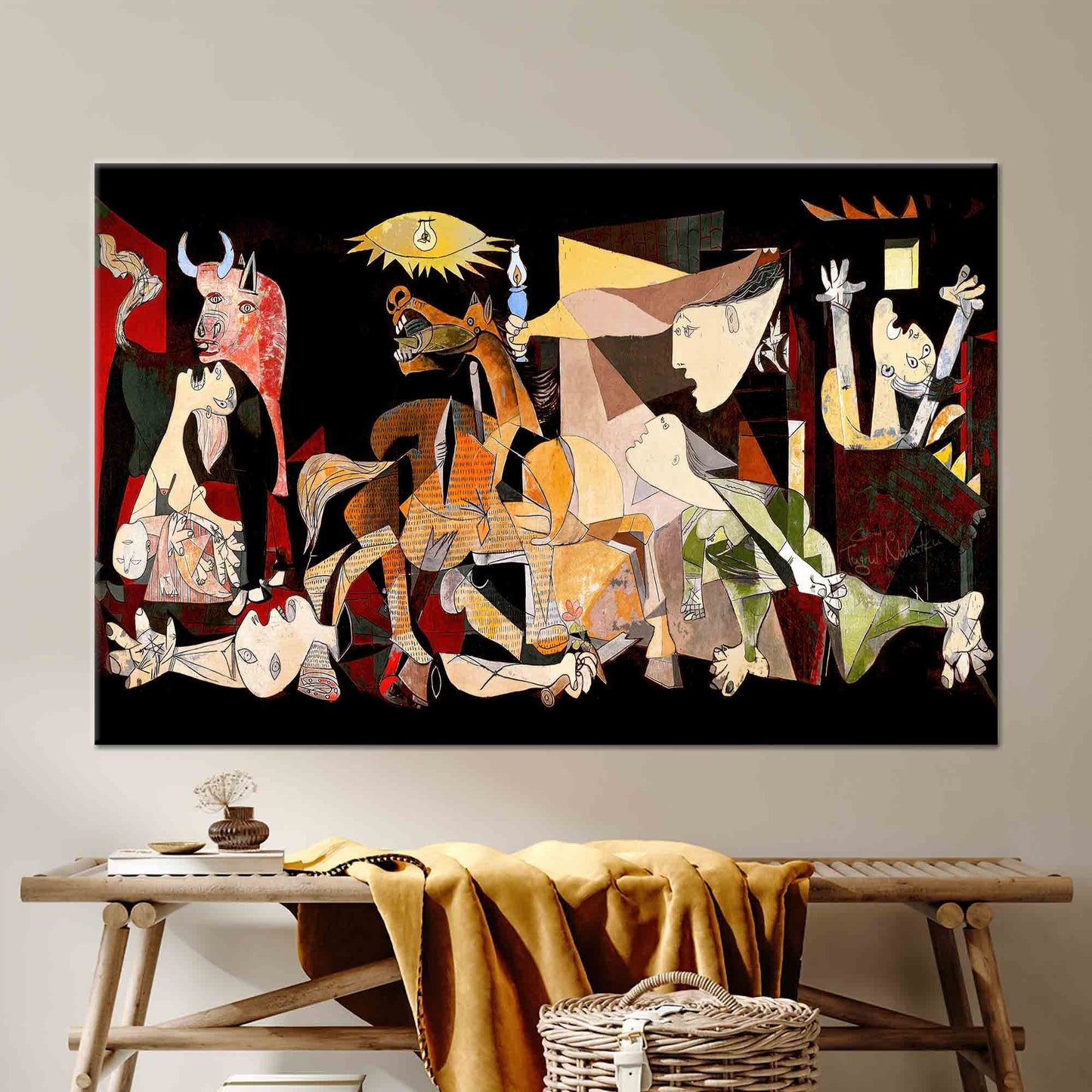 Modern Picasso Canvas Print, Surreal Abstract Decor, Personalized Gift for Her, Famous Art Poster