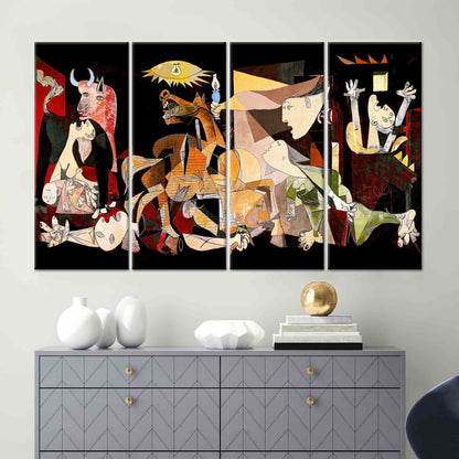 Modern Picasso Canvas Print, Surreal Abstract Decor, Personalized Gift for Her, Famous Art Poster