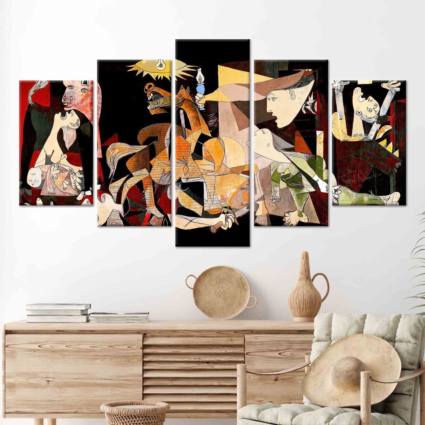 Modern Picasso Canvas Print, Surreal Abstract Decor, Personalized Gift for Her, Famous Art Poster