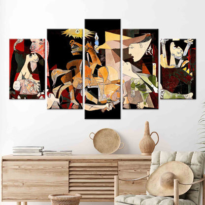 Modern Picasso Canvas Print, Surreal Abstract Decor, Personalized Gift for Her, Famous Art Poster