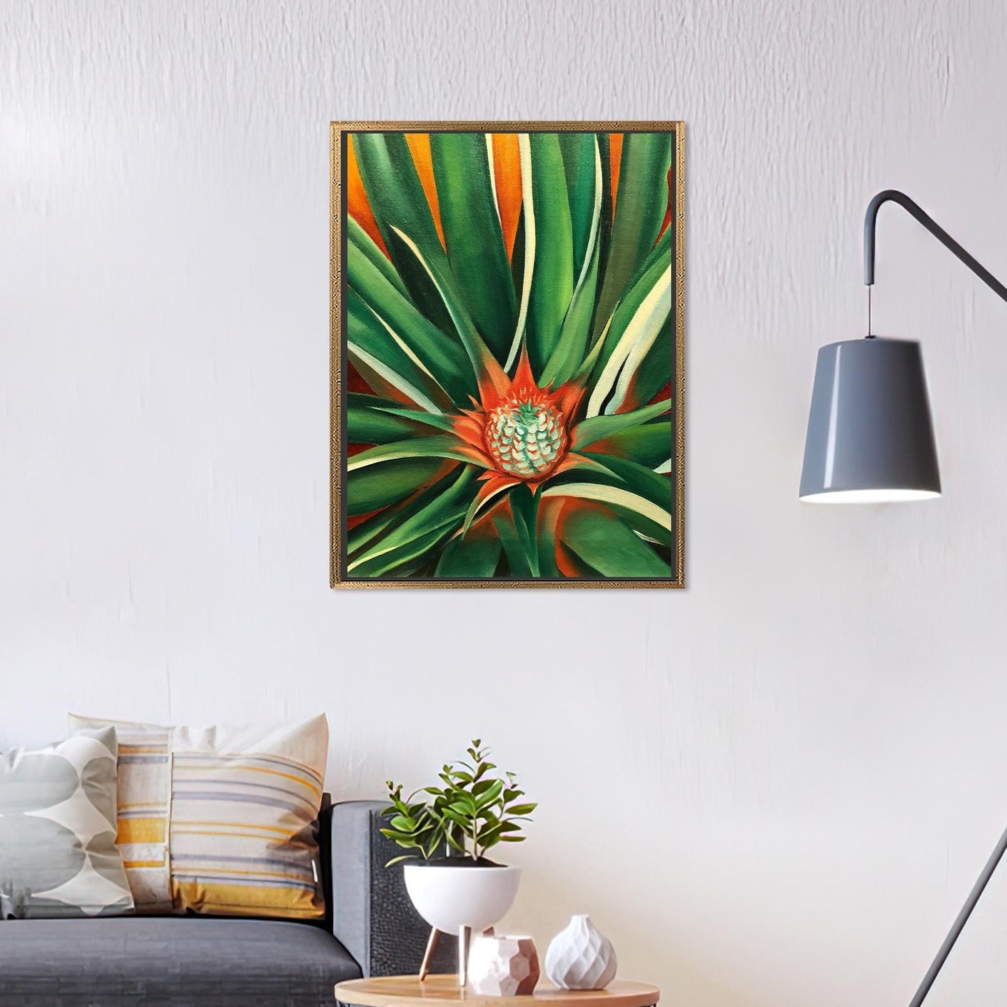 Georgia O'keeffe Floral Christmas Flower Canvas Print