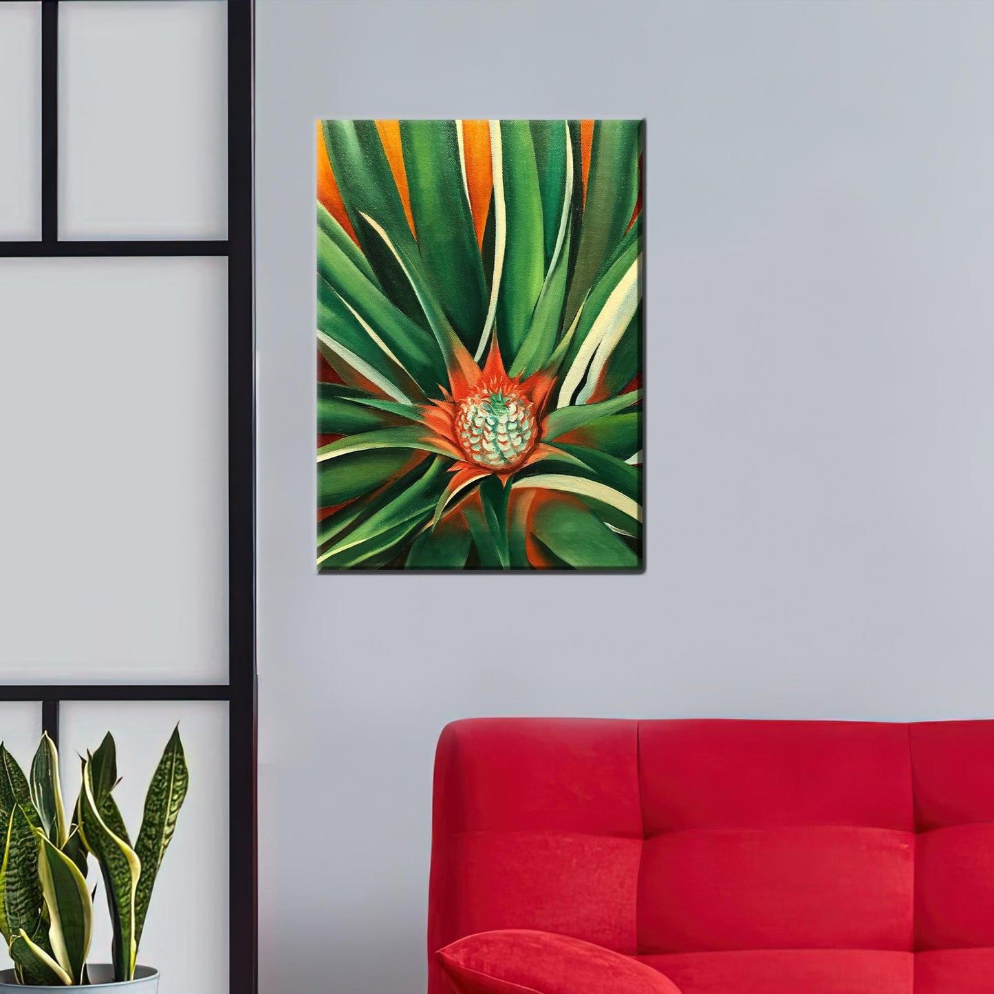 Georgia O'keeffe Floral Christmas Flower Canvas Print