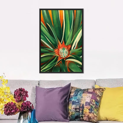 Georgia O'keeffe Floral Christmas Flower Canvas Print