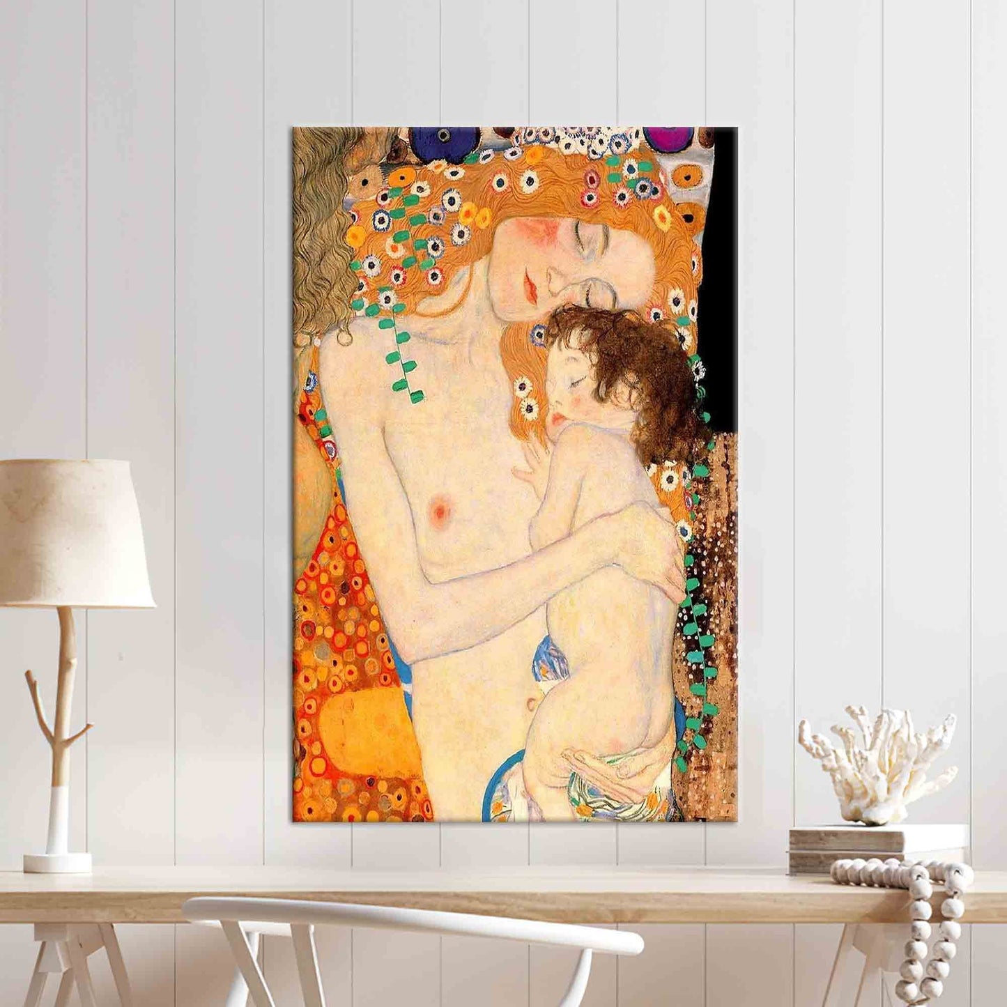 Gustav Klimt Three Ages Woman Canvas Print