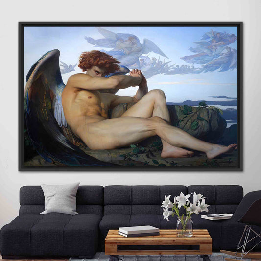 Alexandre Cabanel's Fallen Angel Canvas Print - Classic Reproduction Wall Art