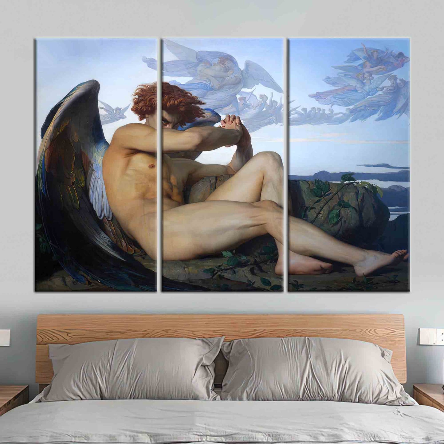 Alexandre Cabanel's Fallen Angel Canvas Print - Classic Reproduction Wall Art