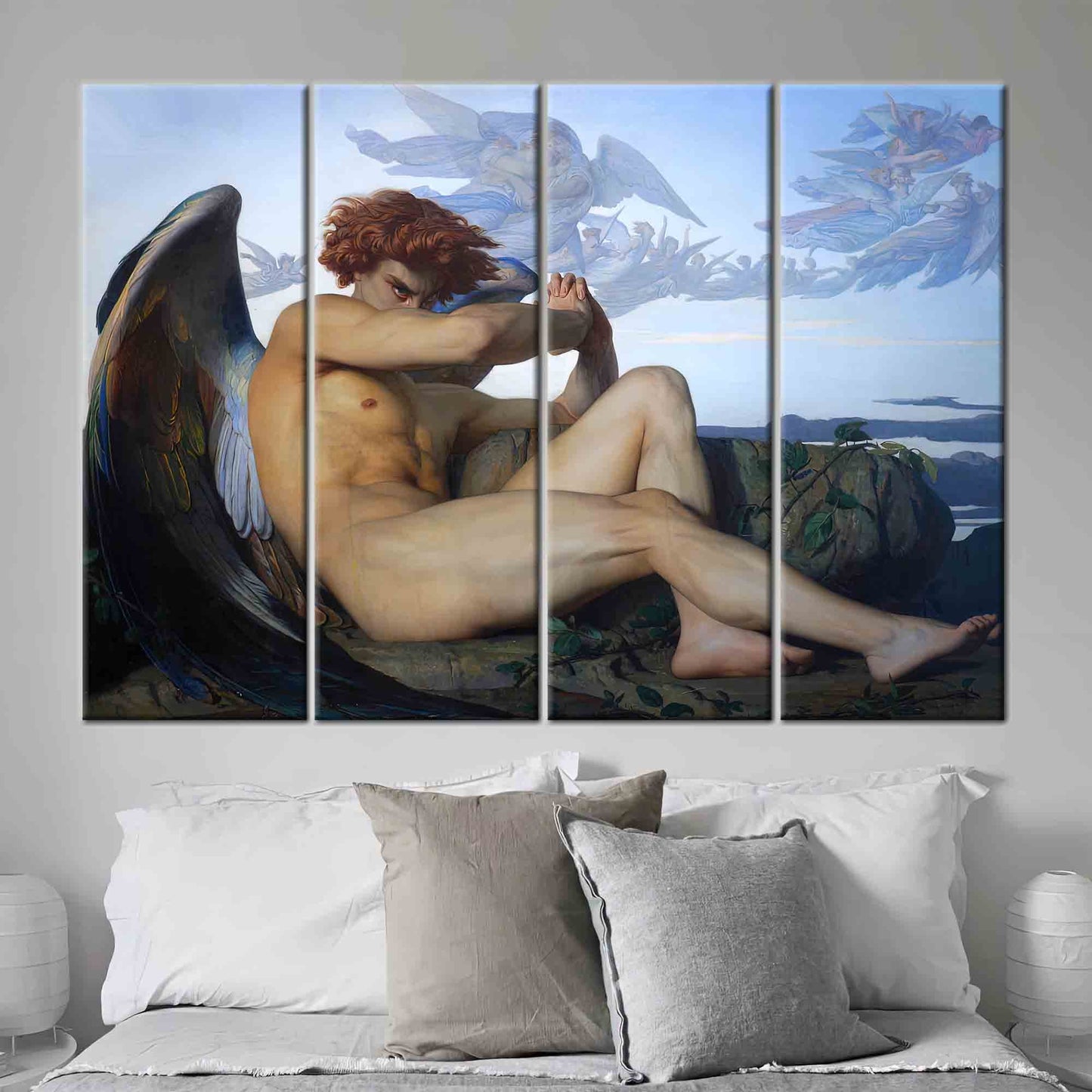 Alexandre Cabanel's Fallen Angel Canvas Print - Classic Reproduction Wall Art
