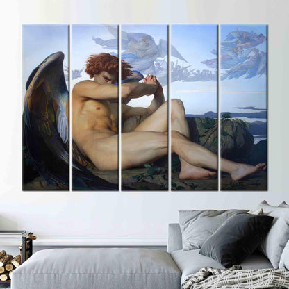 Alexandre Cabanel's Fallen Angel Canvas Print - Classic Reproduction Wall Art