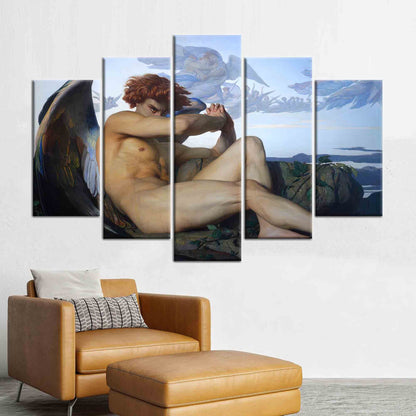 Alexandre Cabanel's Fallen Angel Canvas Print - Classic Reproduction Wall Art