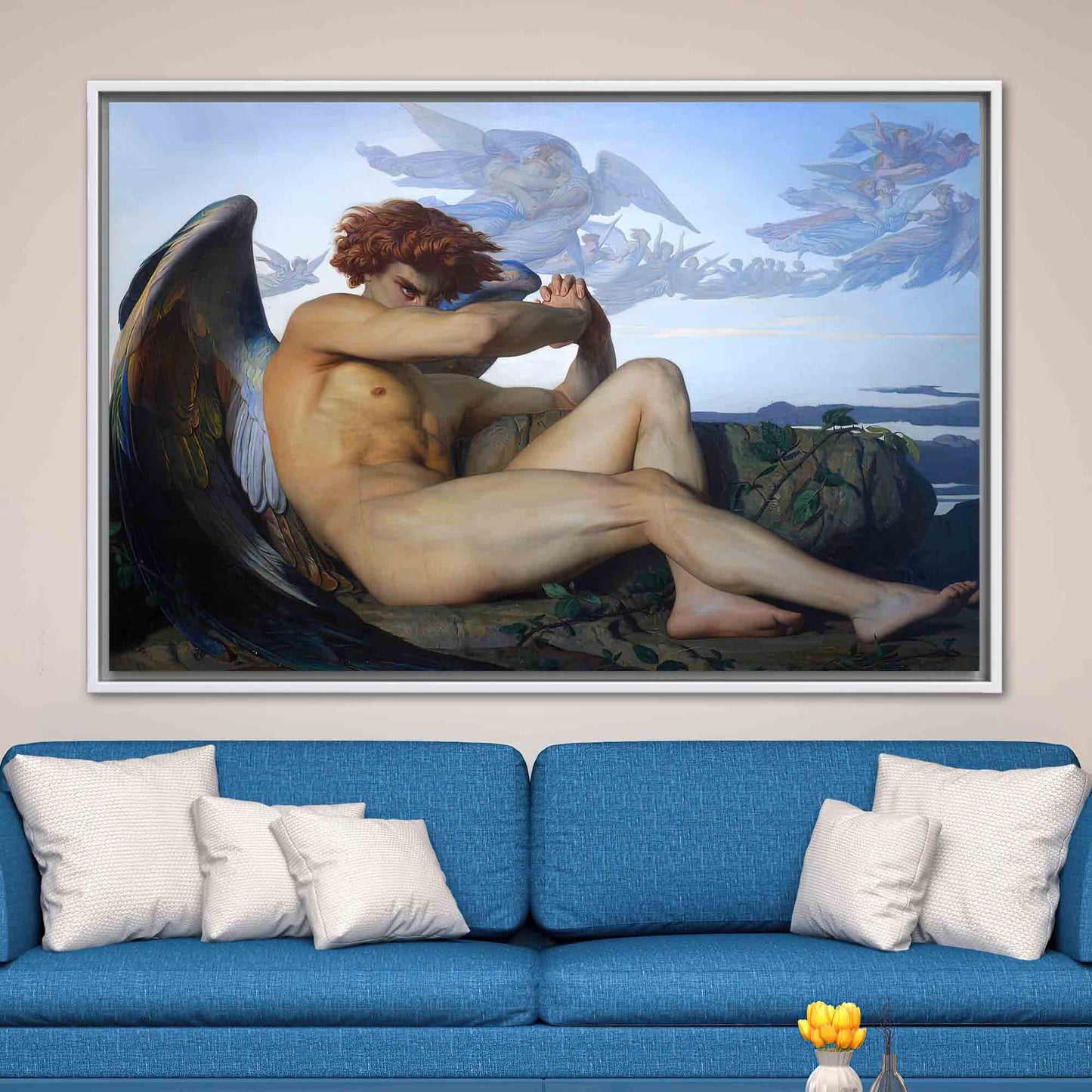 Alexandre Cabanel's Fallen Angel Canvas Print - Classic Reproduction Wall Art