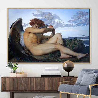 Alexandre Cabanel's Fallen Angel Canvas Print - Classic Reproduction Wall Art