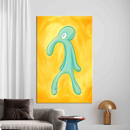 Bold and Brash Abstract Canvas Print