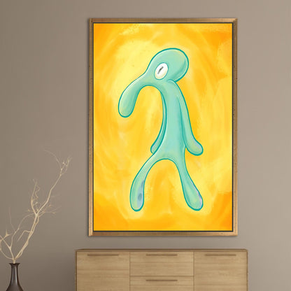 Bold and Brash Abstract Canvas Print