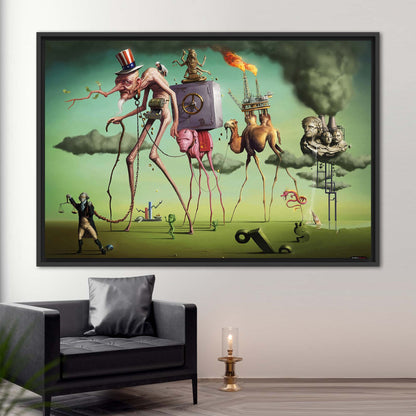 Salvador Dali American Dream Canvas Print