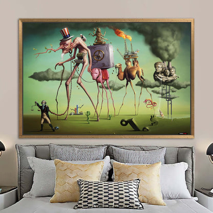 Salvador Dali American Dream Canvas Print