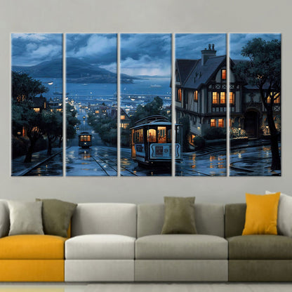 Old Istanbul Cityscape Landscape Turkey Canvas Print
