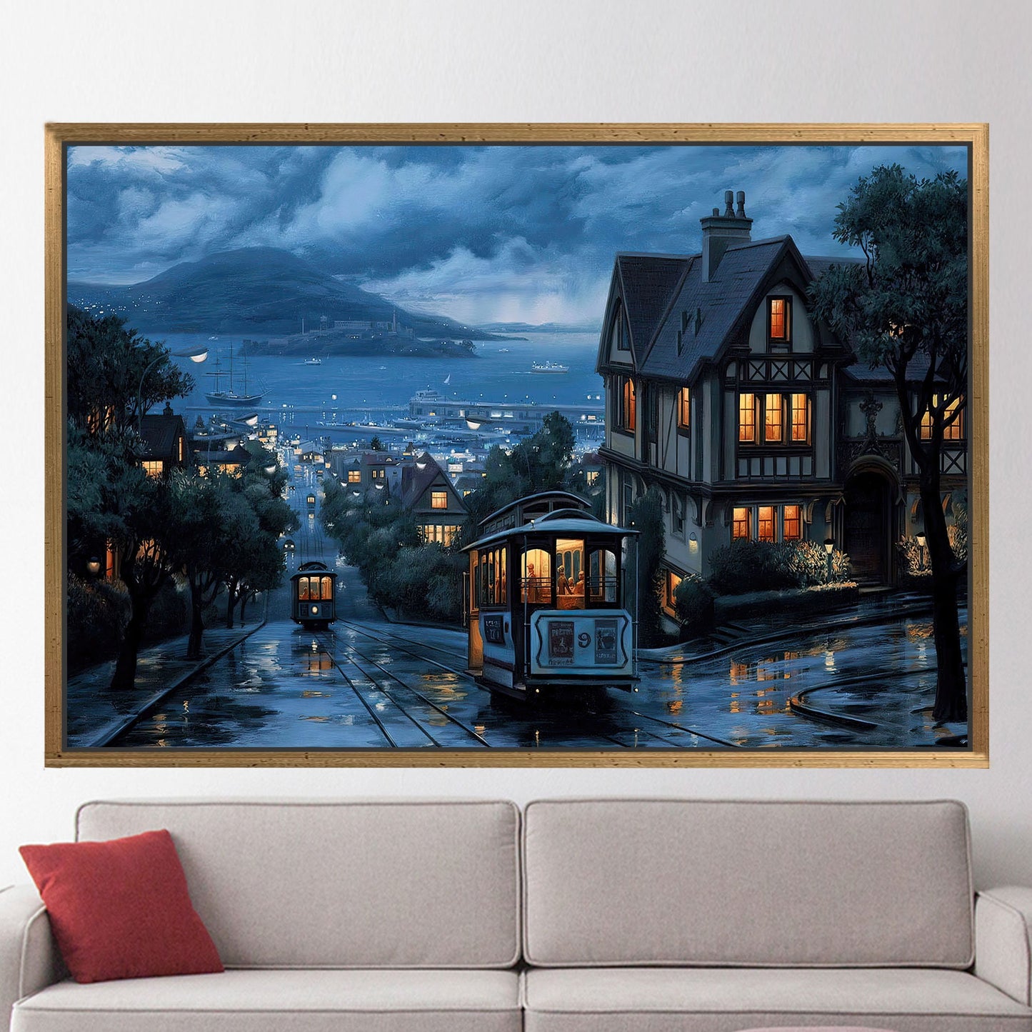 Old Istanbul Cityscape Landscape Turkey Canvas Print