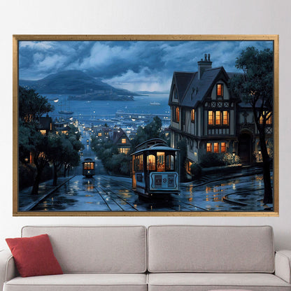 Old Istanbul Cityscape Landscape Turkey Canvas Print