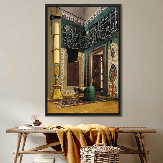 Atik Valide Mosque Canvas Print: Turkish Islamic Art by Osman Hamdi Bey