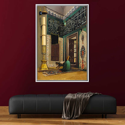 Atik Valide Mosque Canvas Print: Turkish Islamic Art by Osman Hamdi Bey