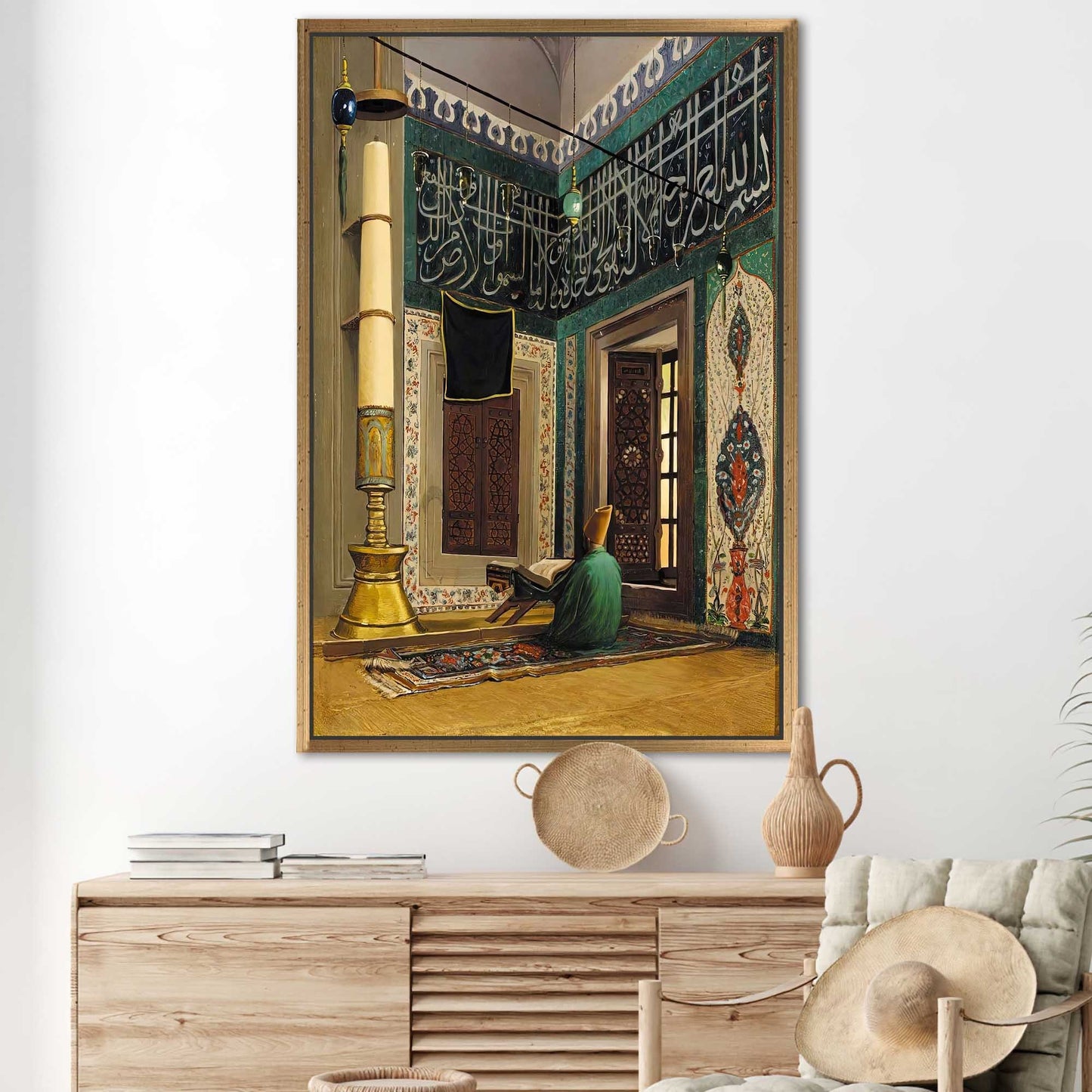 Atik Valide Mosque Canvas Print: Turkish Islamic Art by Osman Hamdi Bey